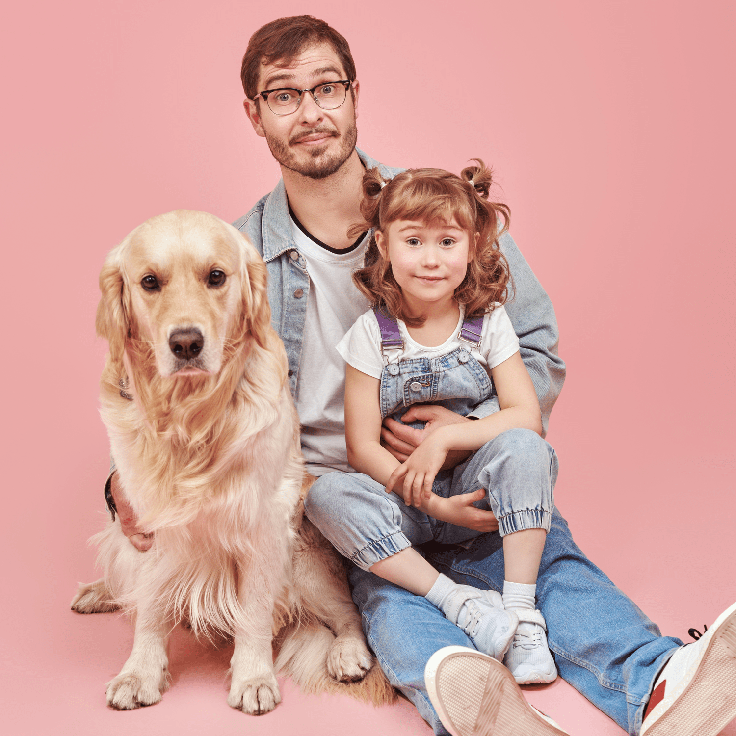 3D Holiday Family Portrait AI Portrait