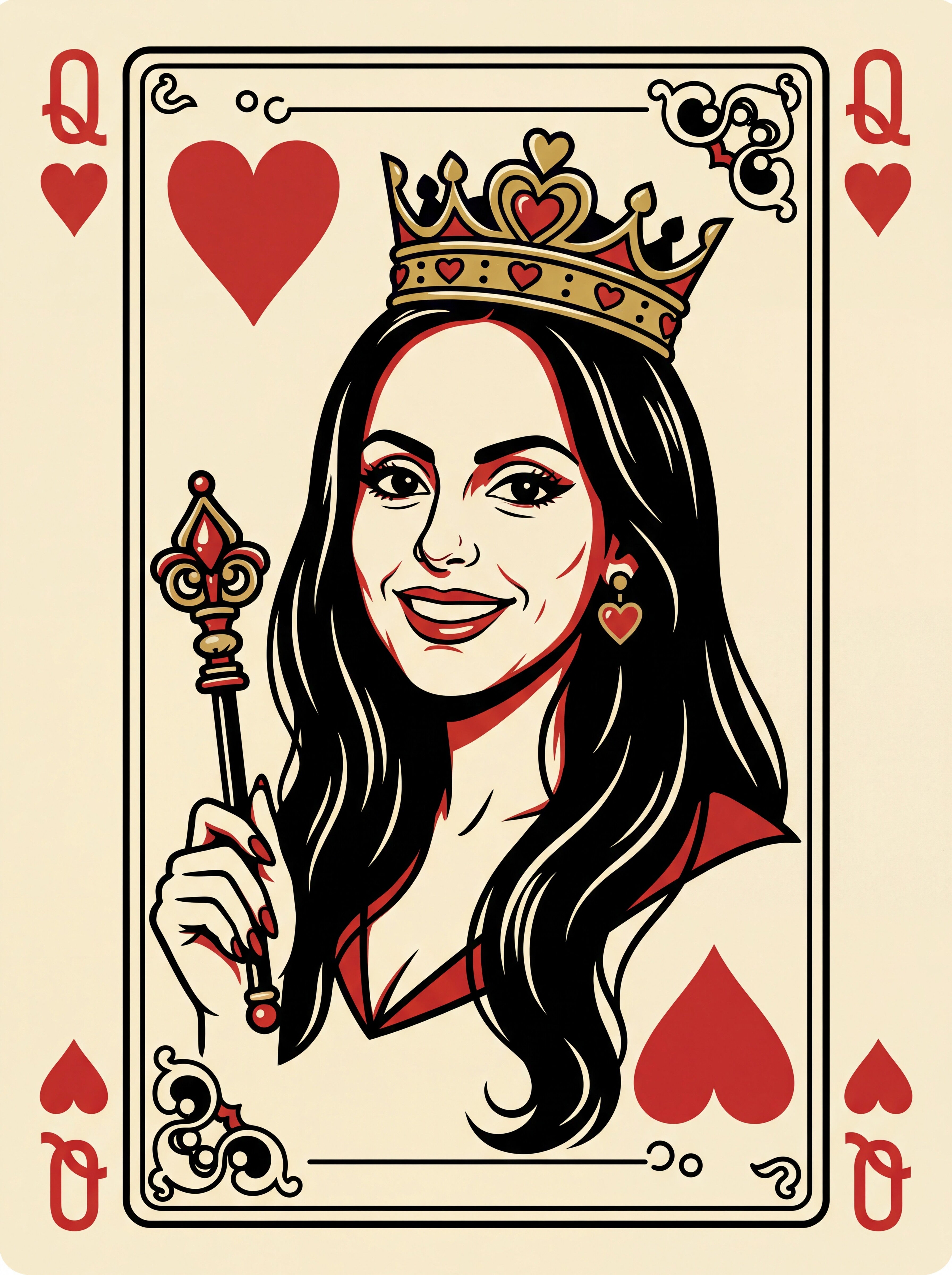 Royal Hearts Card Studio – King & Queen