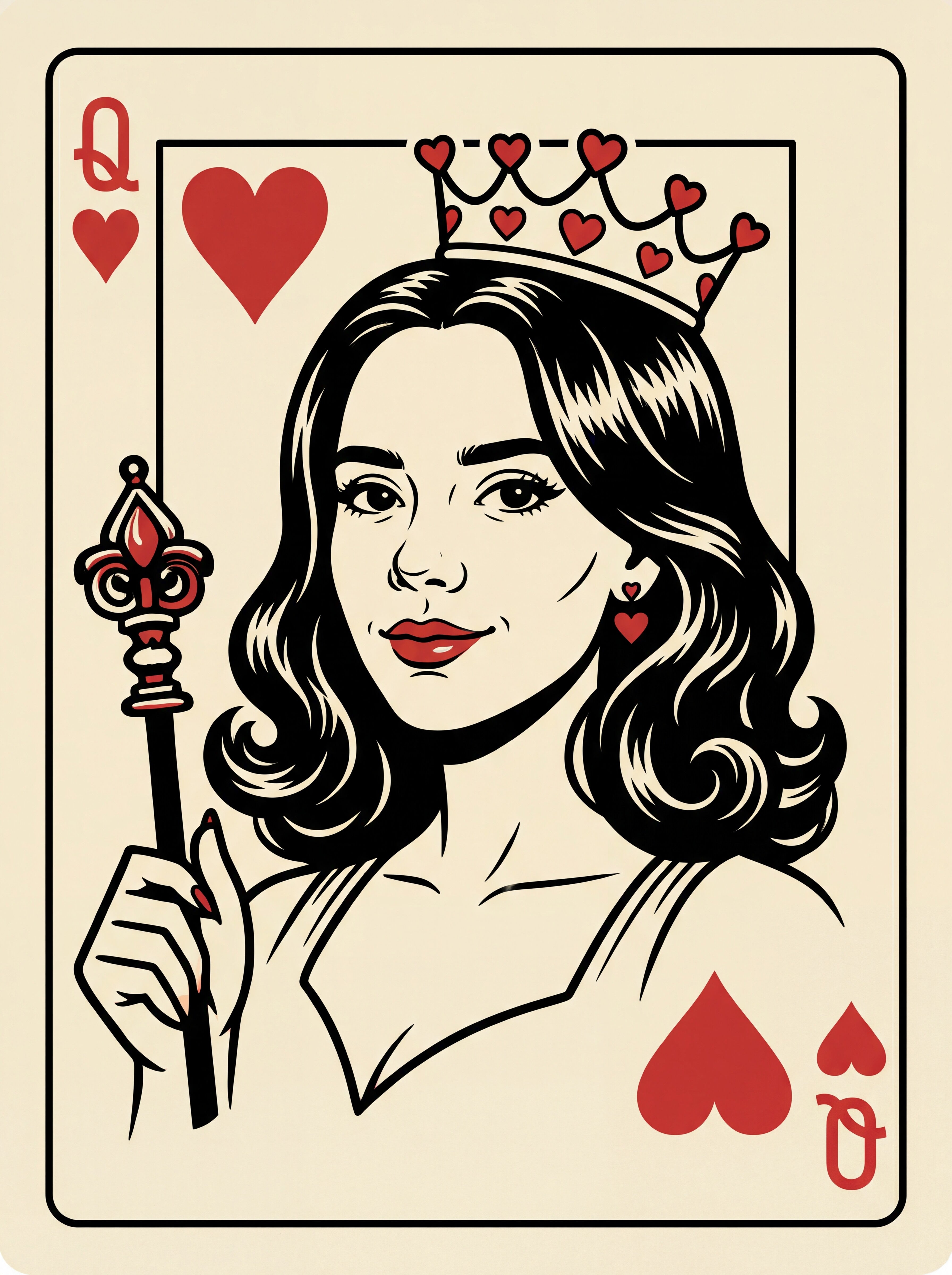 Royal Hearts Card Studio – King & Queen