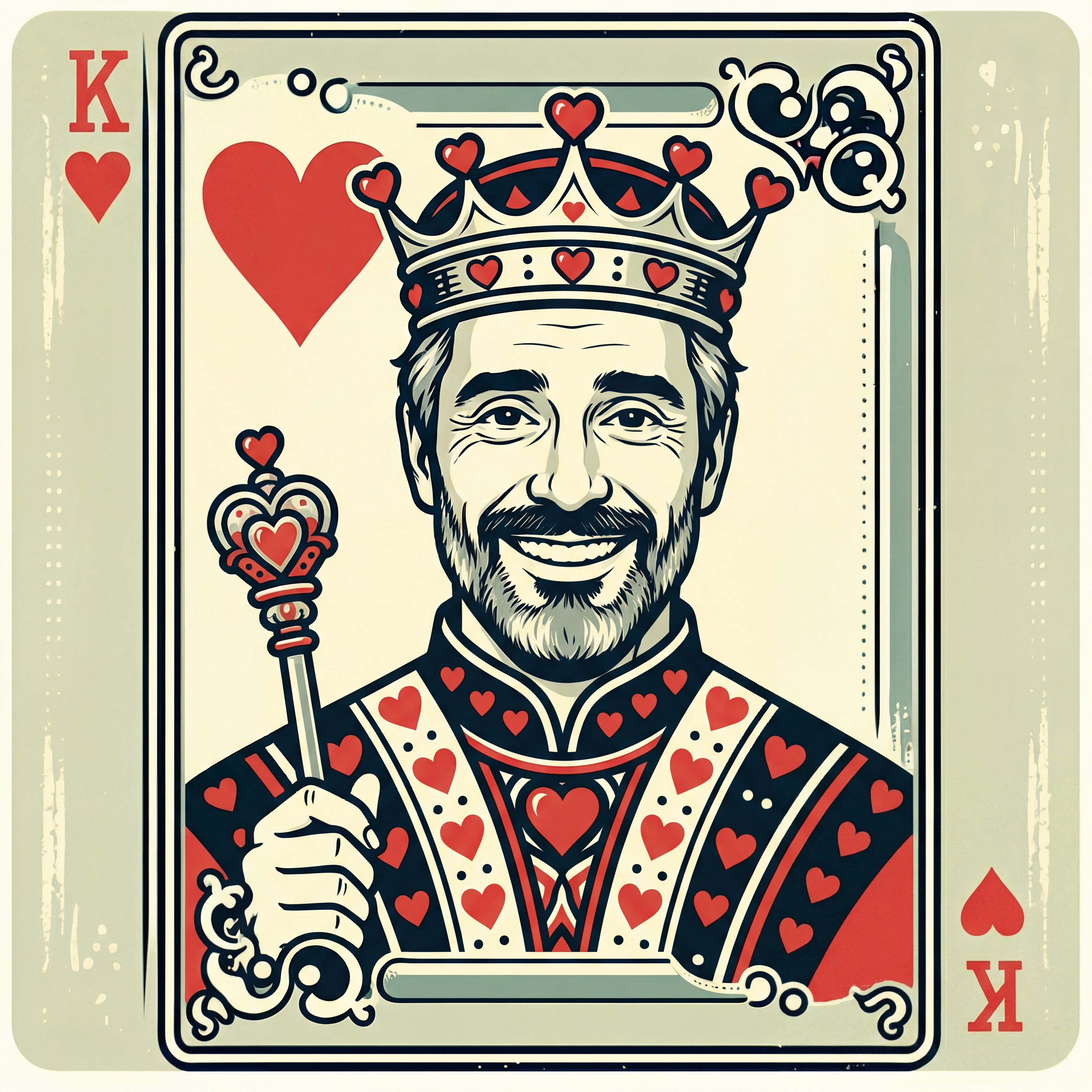 Royal Hearts Card Studio – King & Queen