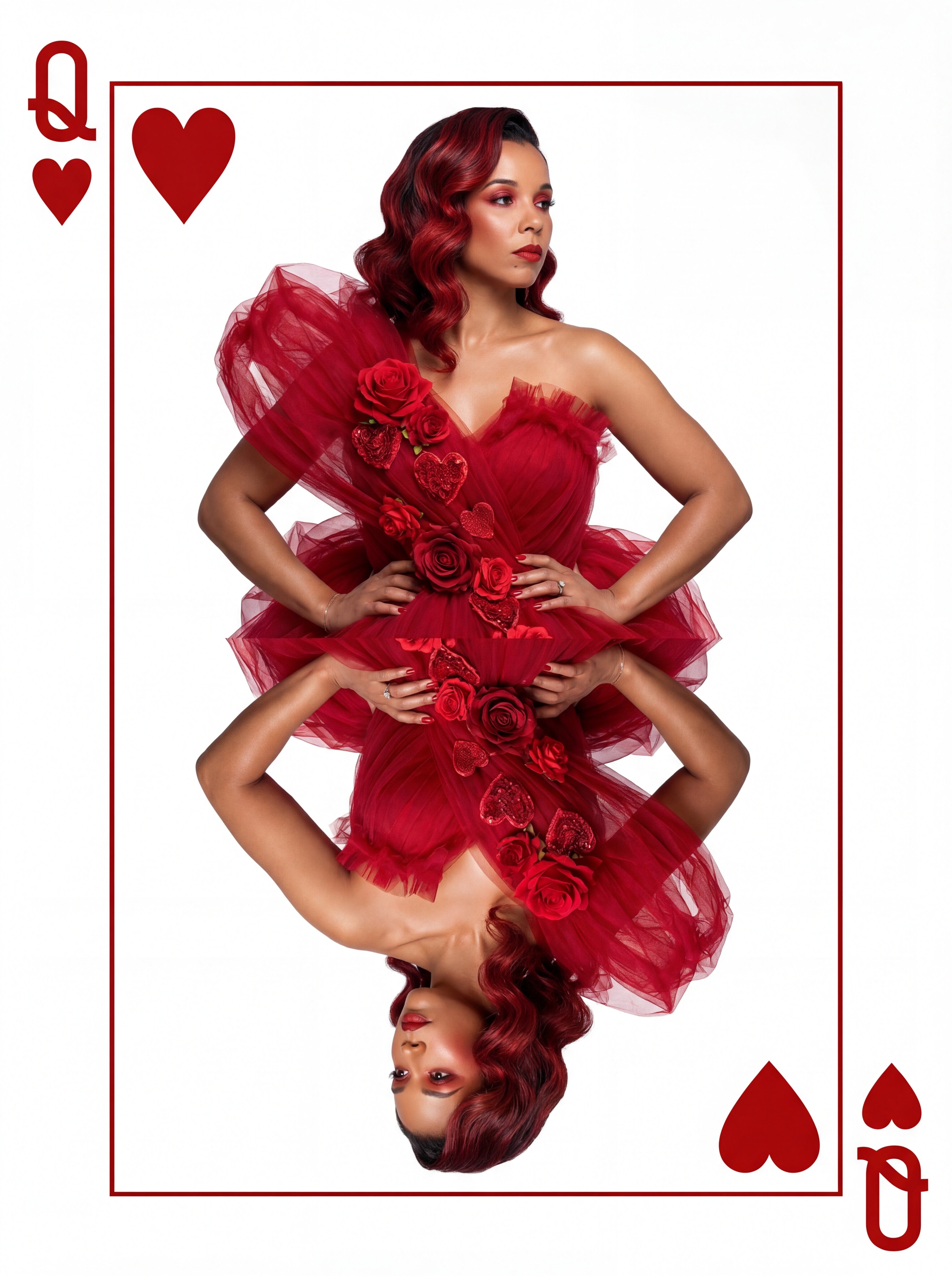 Queen of Hearts Couture Portrait