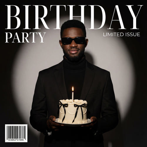 Aesthetic Birthday Magazine Cover