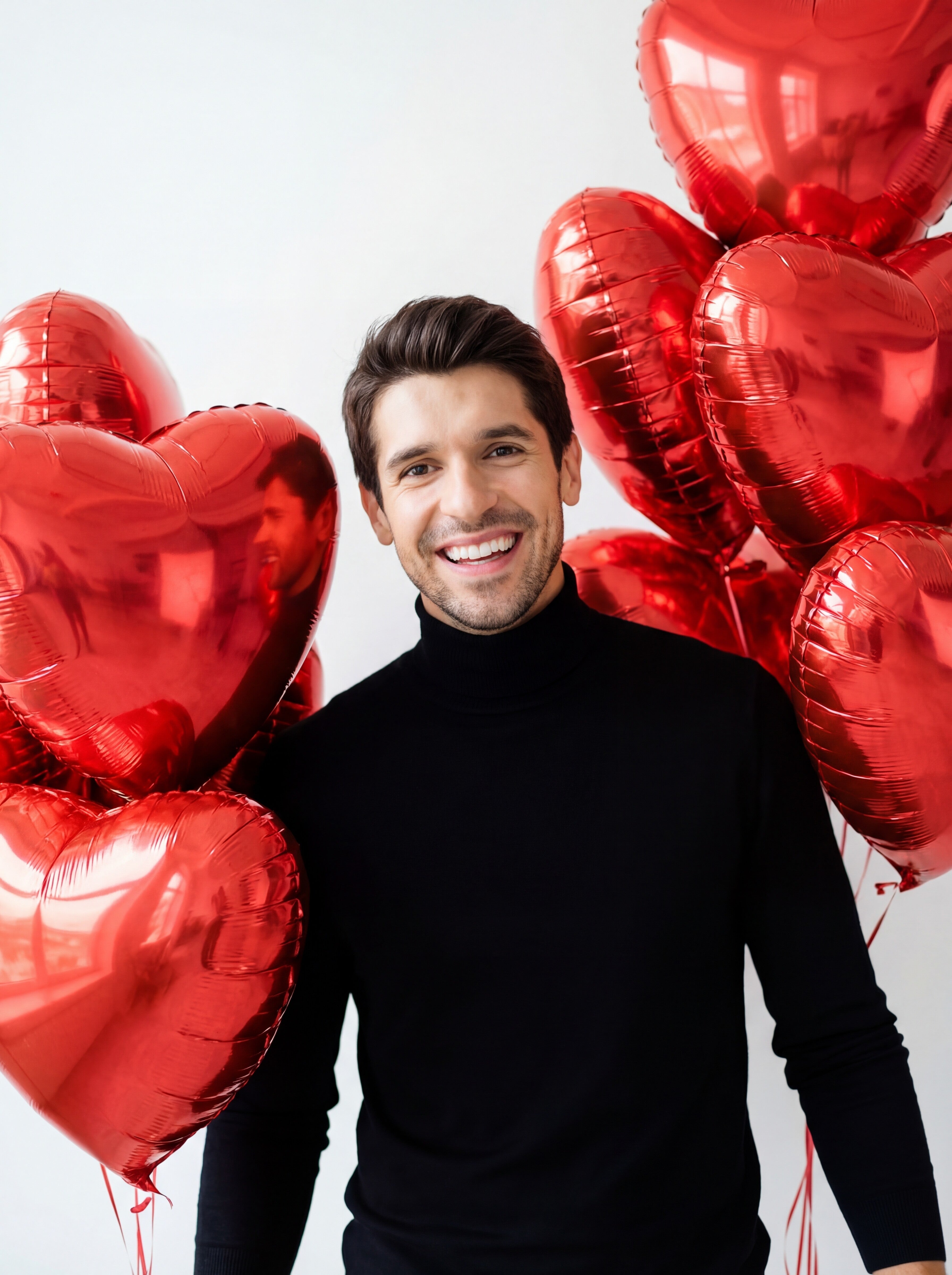 Heart Eyes Balloon – Black Outfit Edit