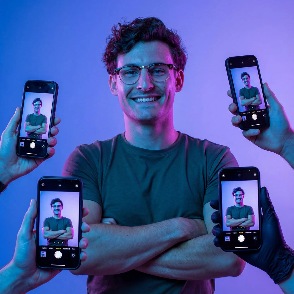 Celebrity Paparazzi Phone Wall