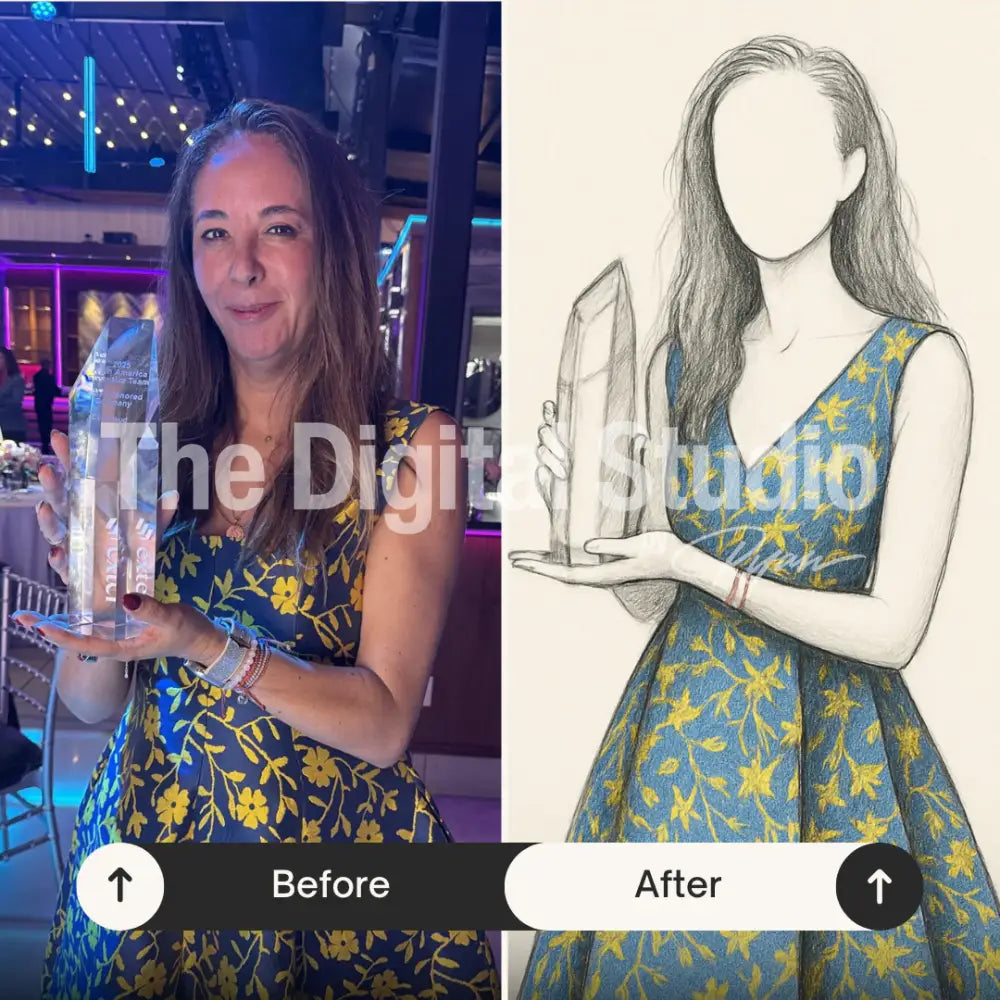 High-Fashion AI Sketch Prompt