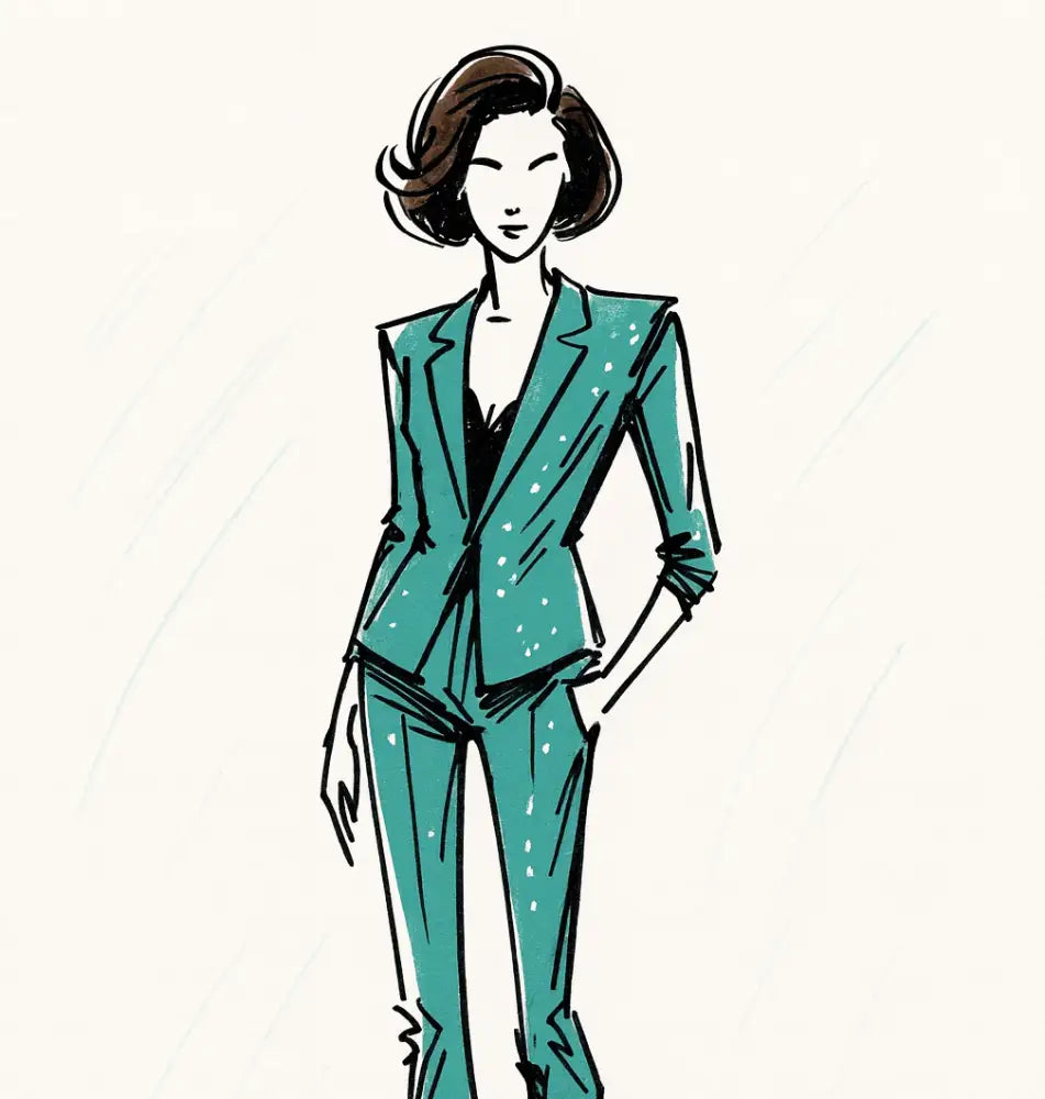 High-Fashion AI Sketch Prompt